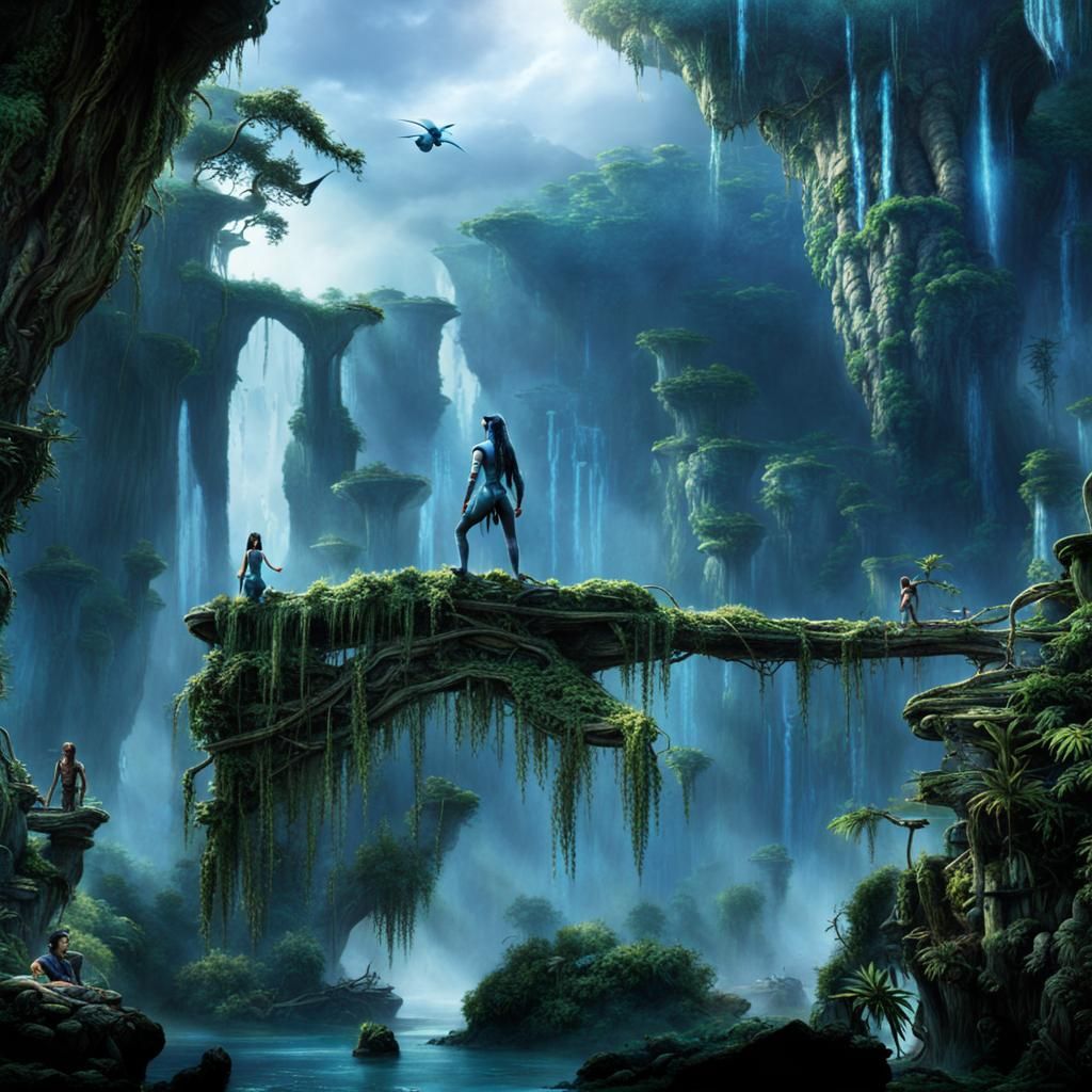 Pandora Inspired Alien Landscape