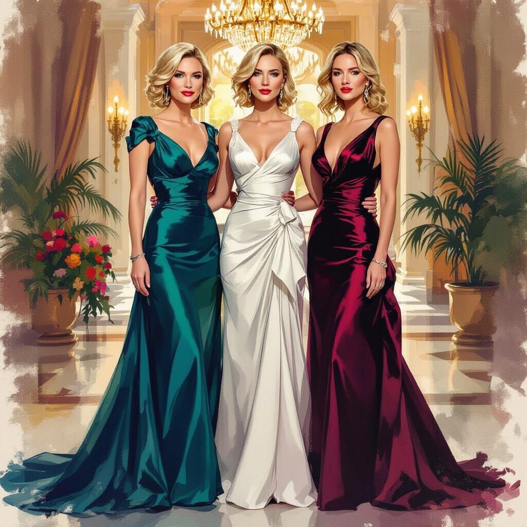 Hollywood Glamour: Blanchett, Robbie, Johansson