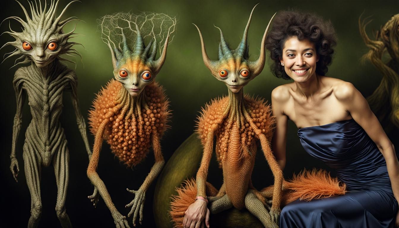 Portraits of Humans and Aliens in High Style