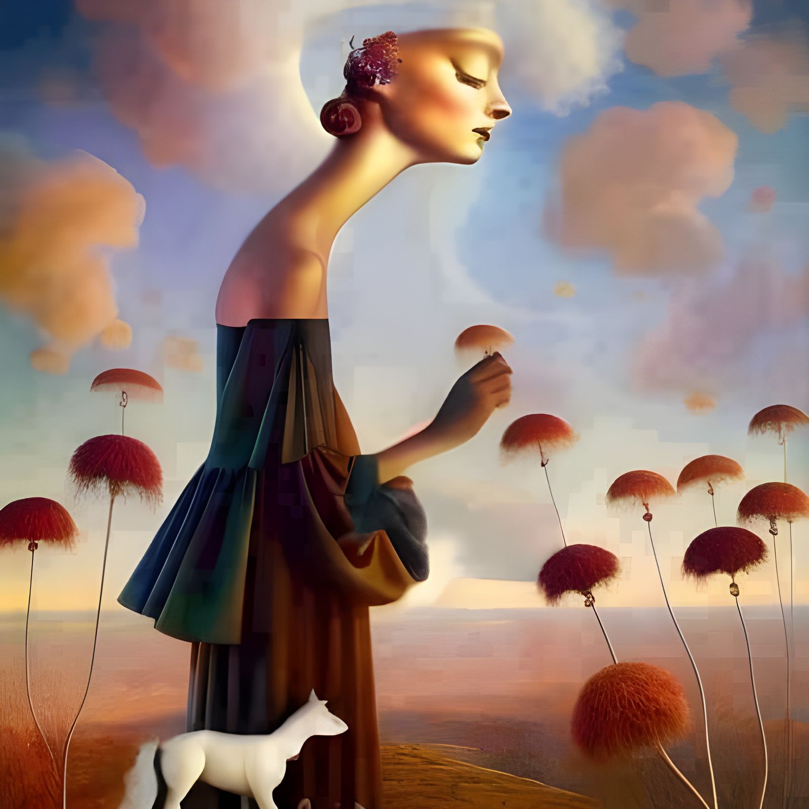 Clean Sky Background for Digital Design