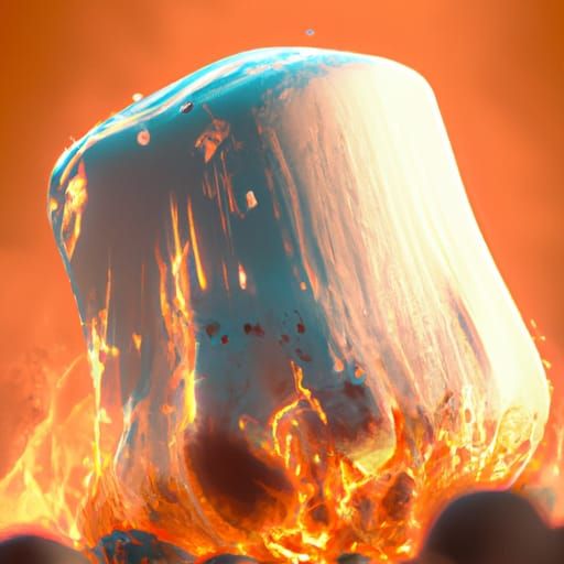 Burnt Marshmallow Concept Art in Unreal Engine 5
