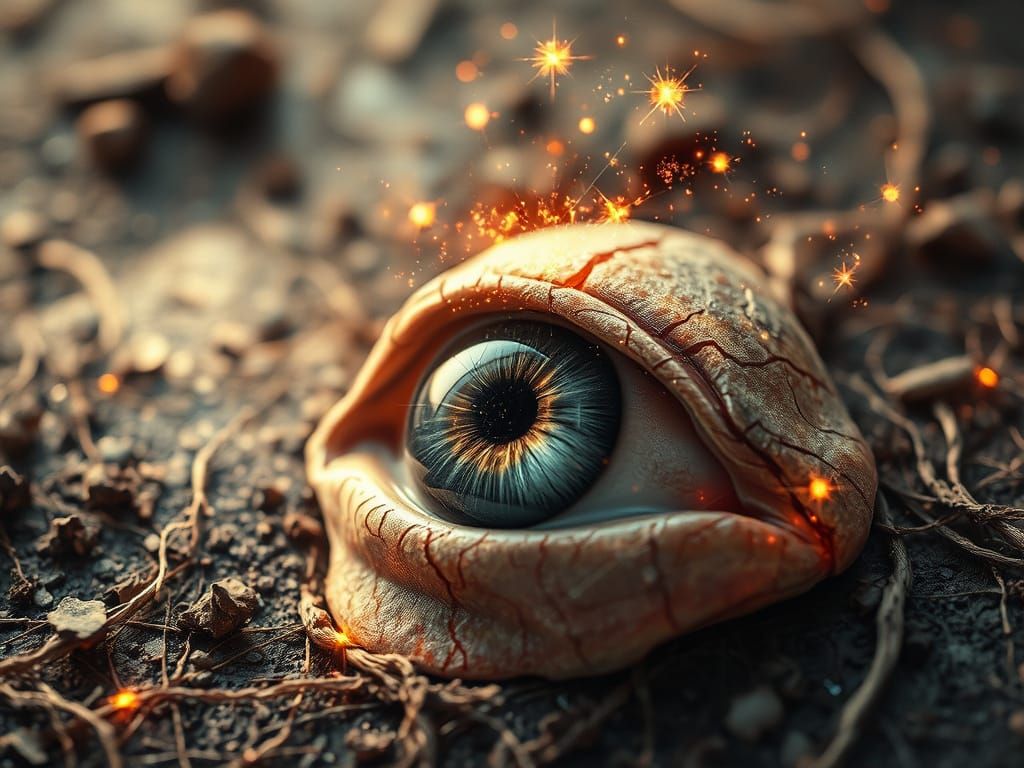 Ethereal Surrealism in Dreamlike Landscape