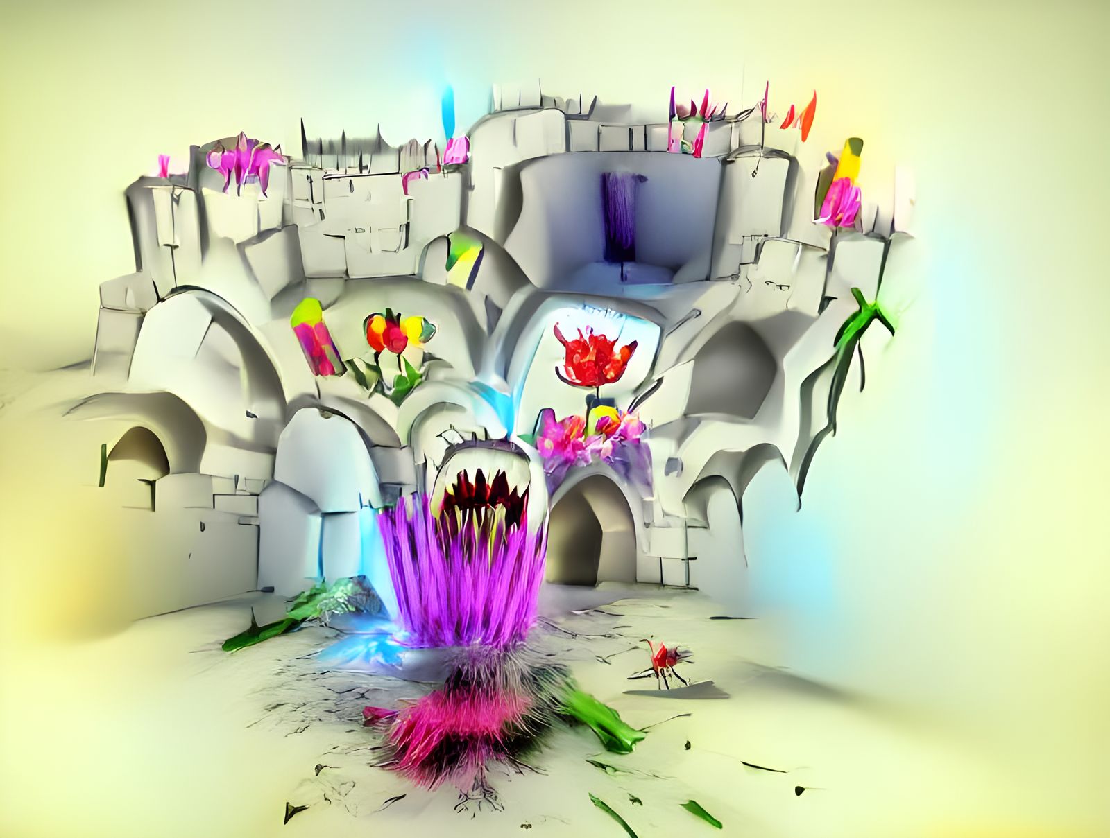 Menacing Flower Castle