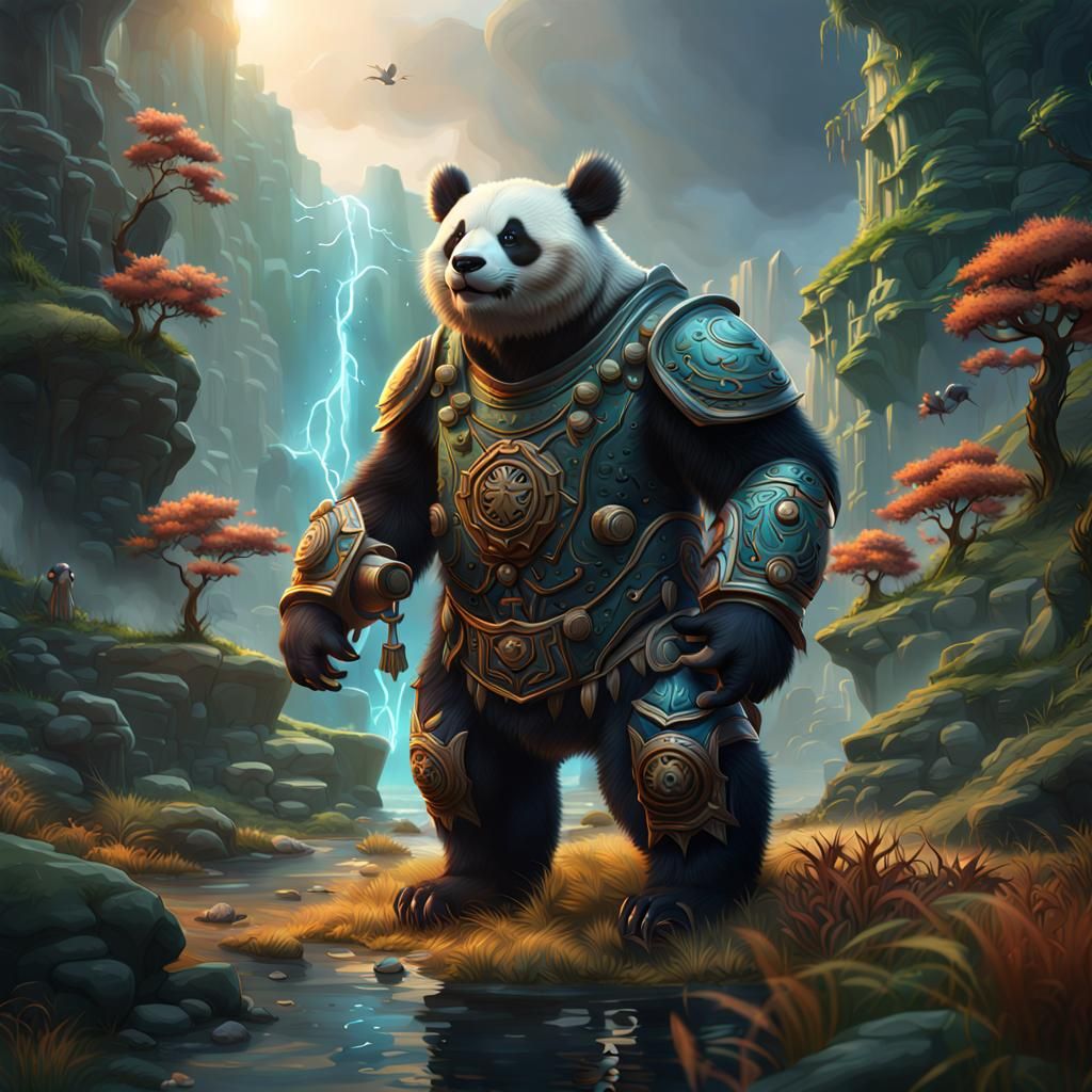 'Poof --its a panda!' ~ Evolved from @bailey2012 s creation 'Teddy Bare'