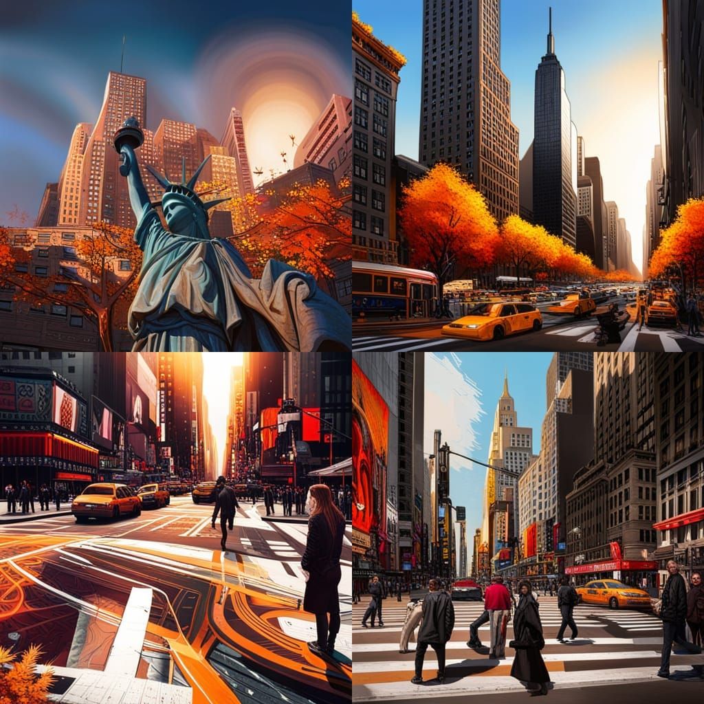 New York city in the fall