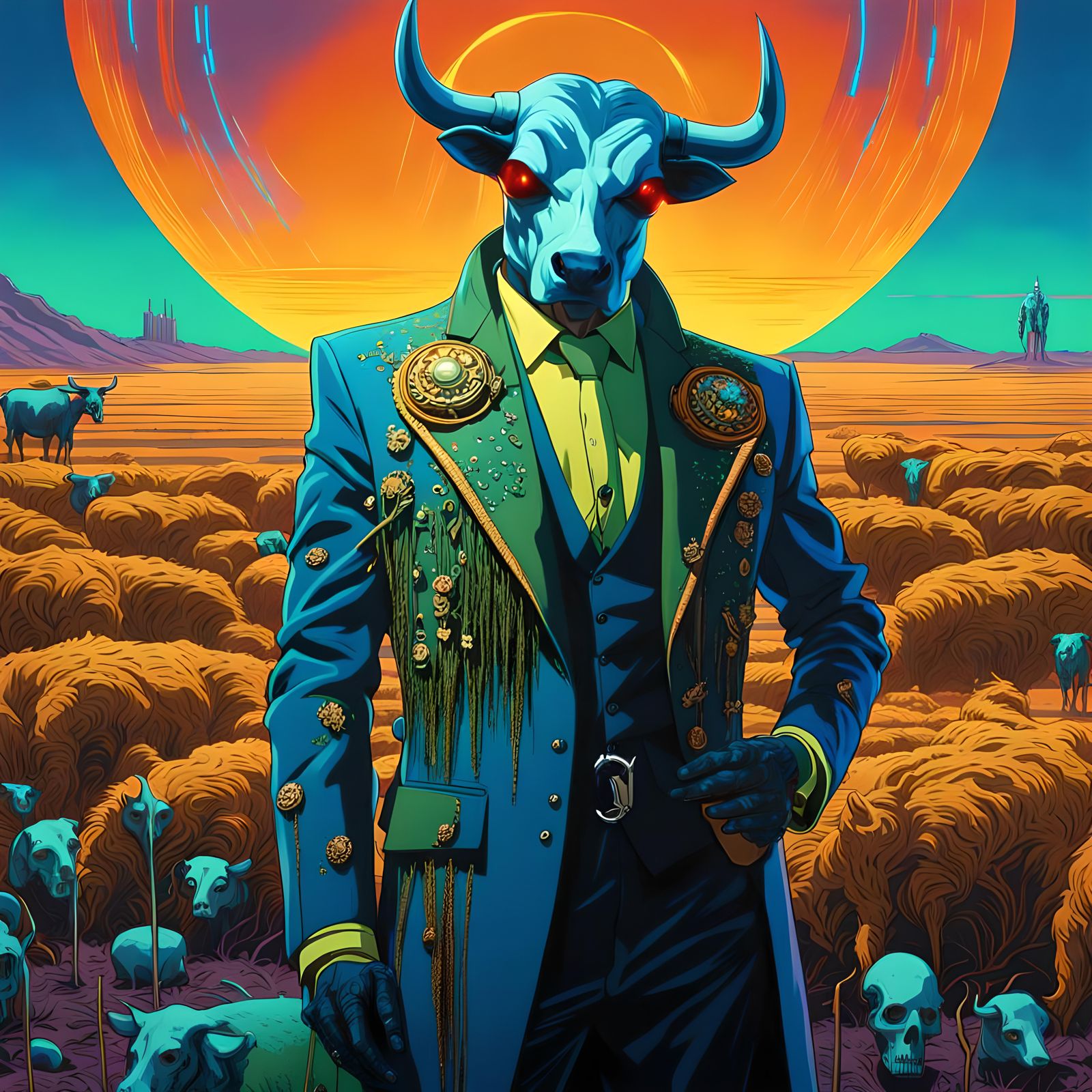 Messiah Offering Pill: 8K 3D Render