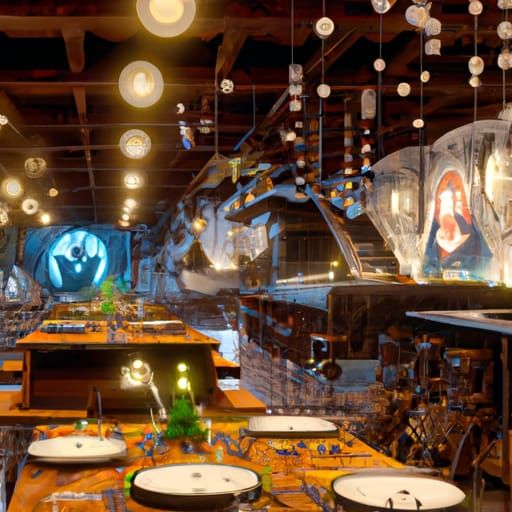 Priscilla & Lisa Marie Presley Restaurant in 3D