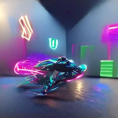 Glowing Neon Holographic Design in Unreal Engine