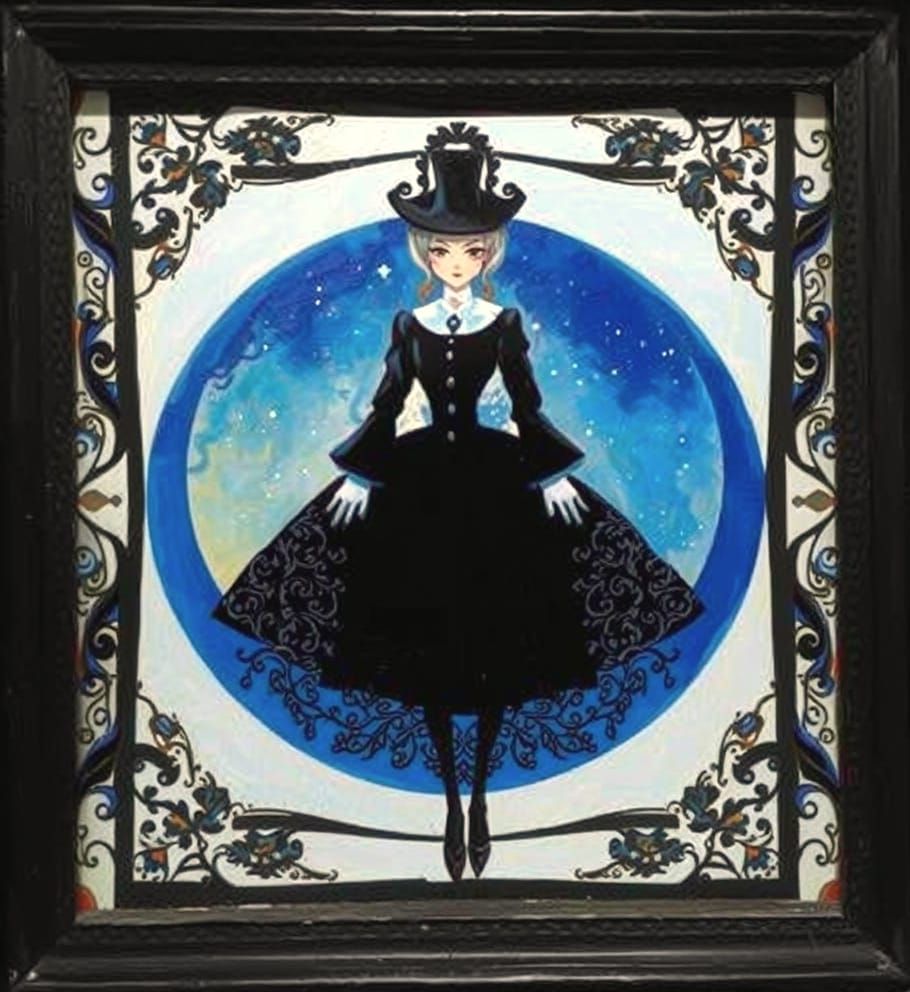 Elegant Lady Portrait with Kind Face