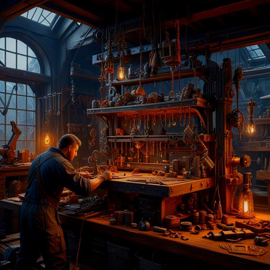 Fantastical Matte Painting for National Tradesmen Day