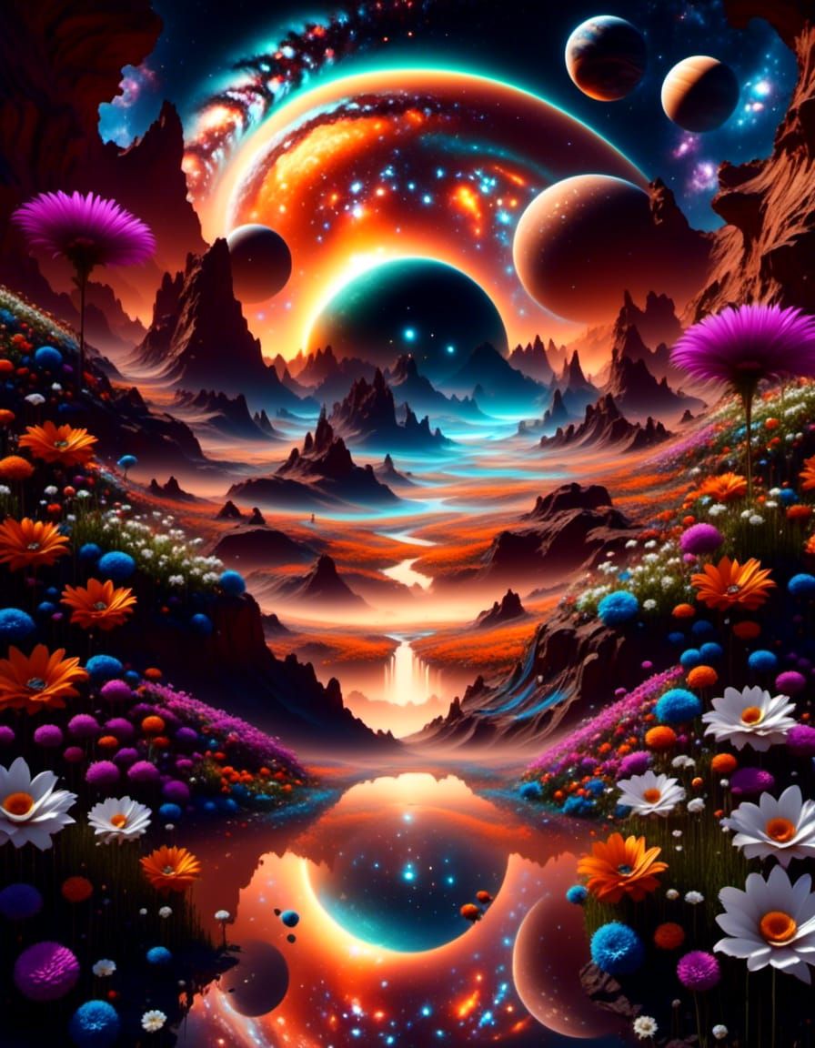 Alien Flower Field