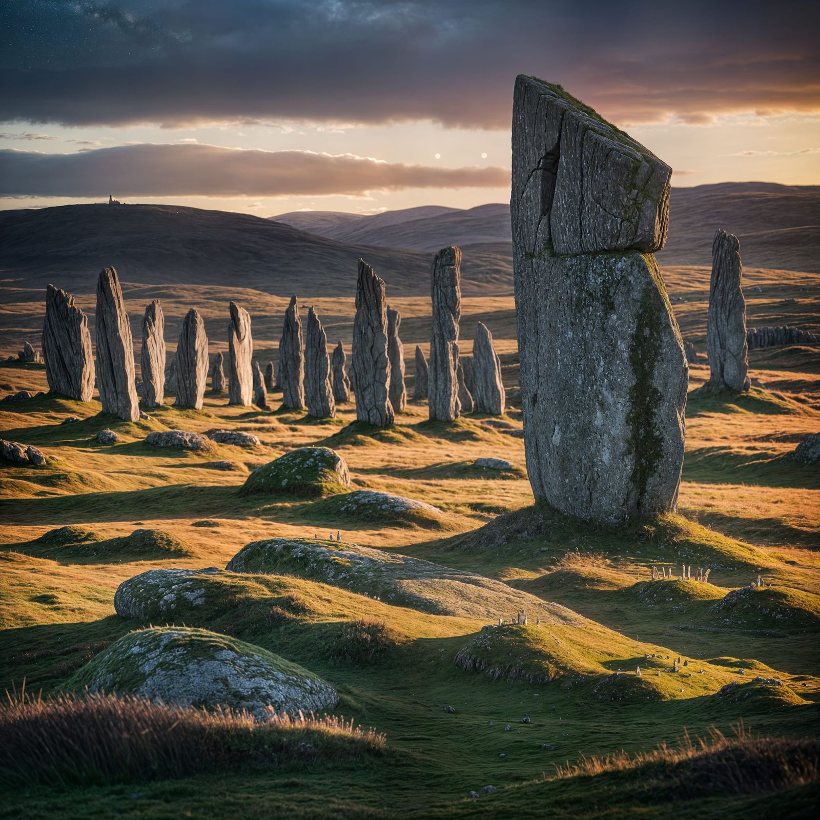 Callanish Stones at Twilight: Highlands Photography