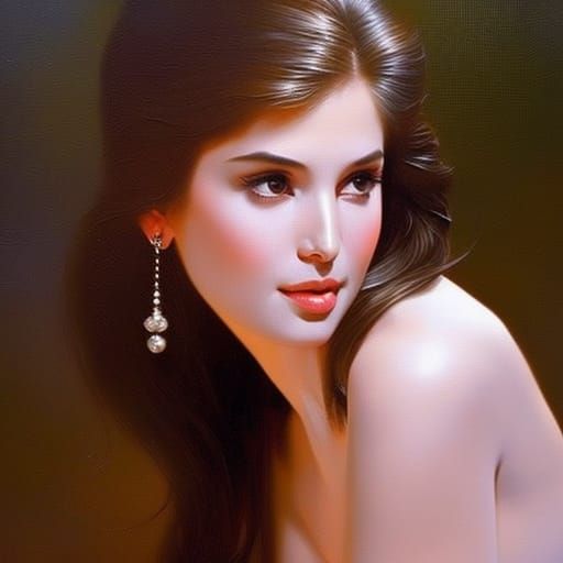 The Look of Love: Oil Painting Impression