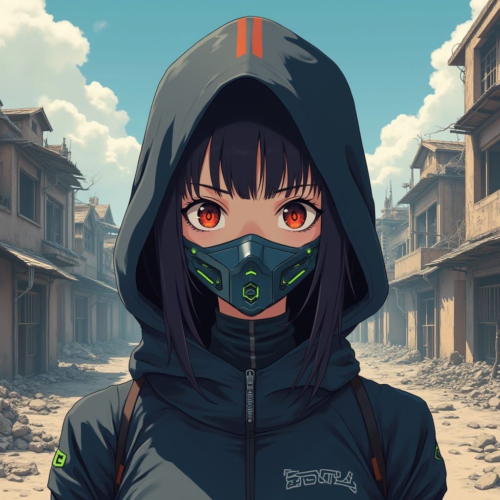 Anime cyborg ninja...