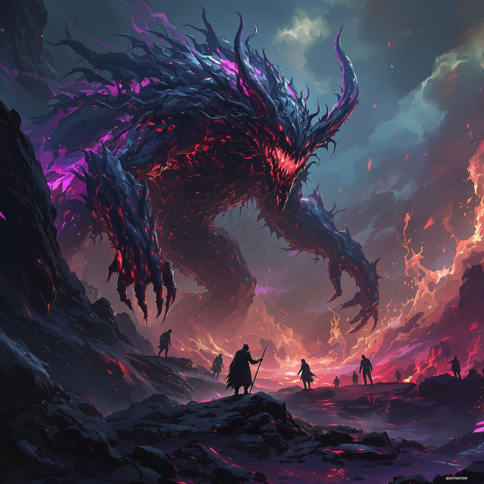 Grimdark Fantasy Concept Art Matte Painting