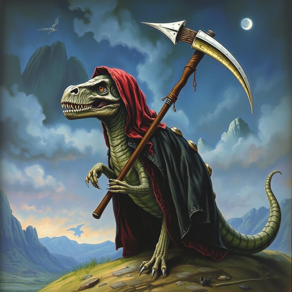 Dinosaur Grim Reaper