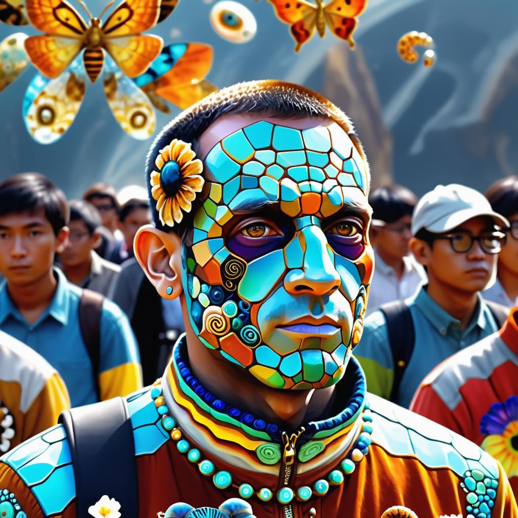 AI Generated Image of a Human Face