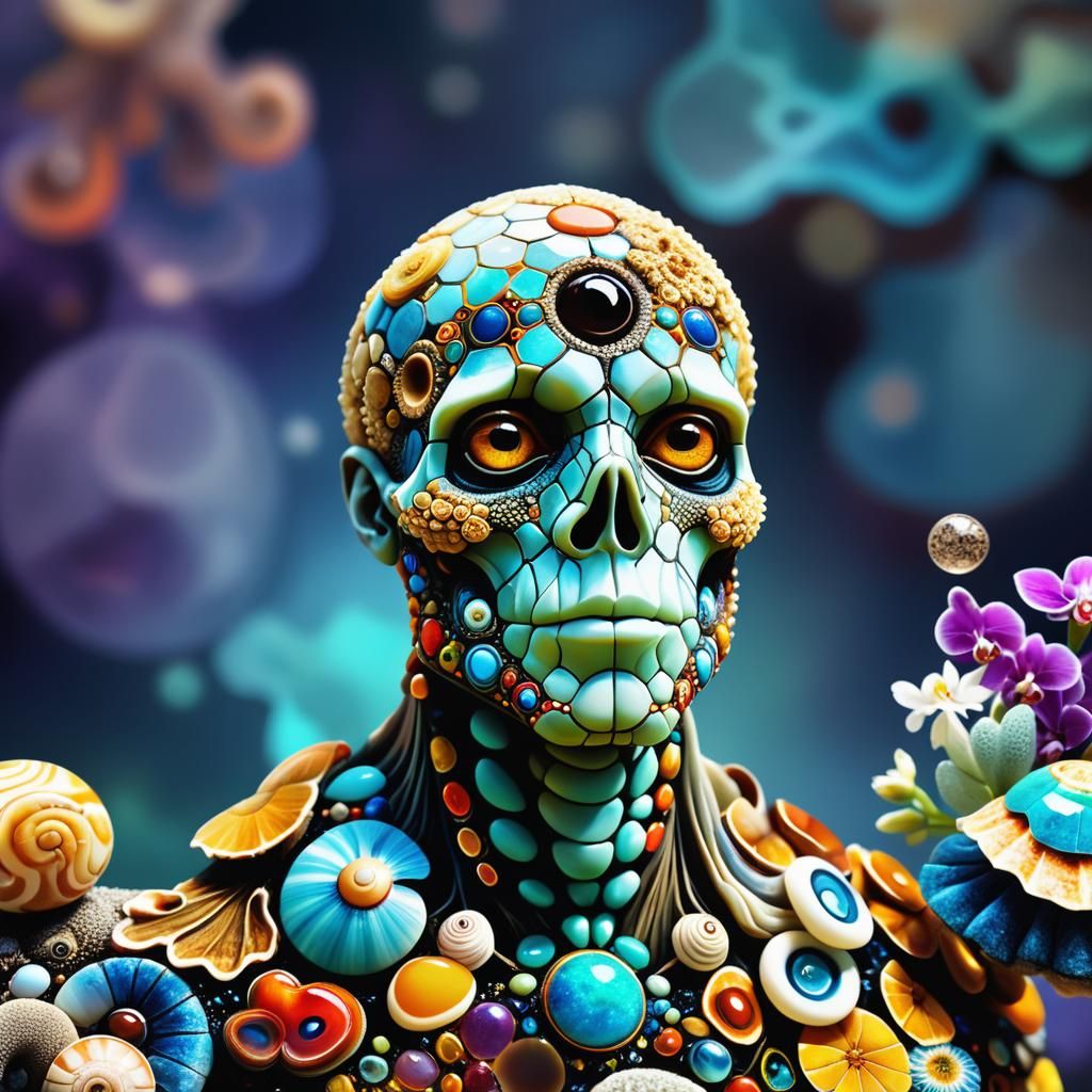 Simple AI Generated Human Face