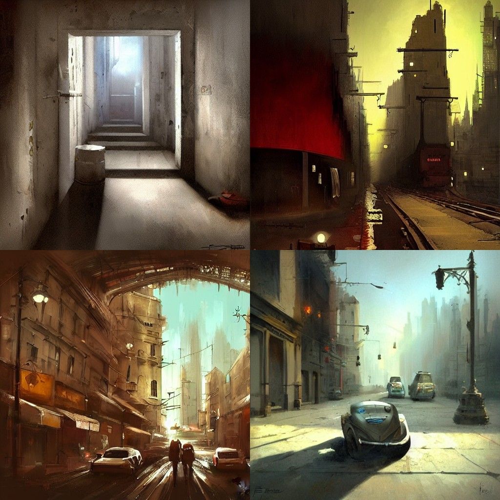 Futuristic Sci-Fi Landscape Concept Art