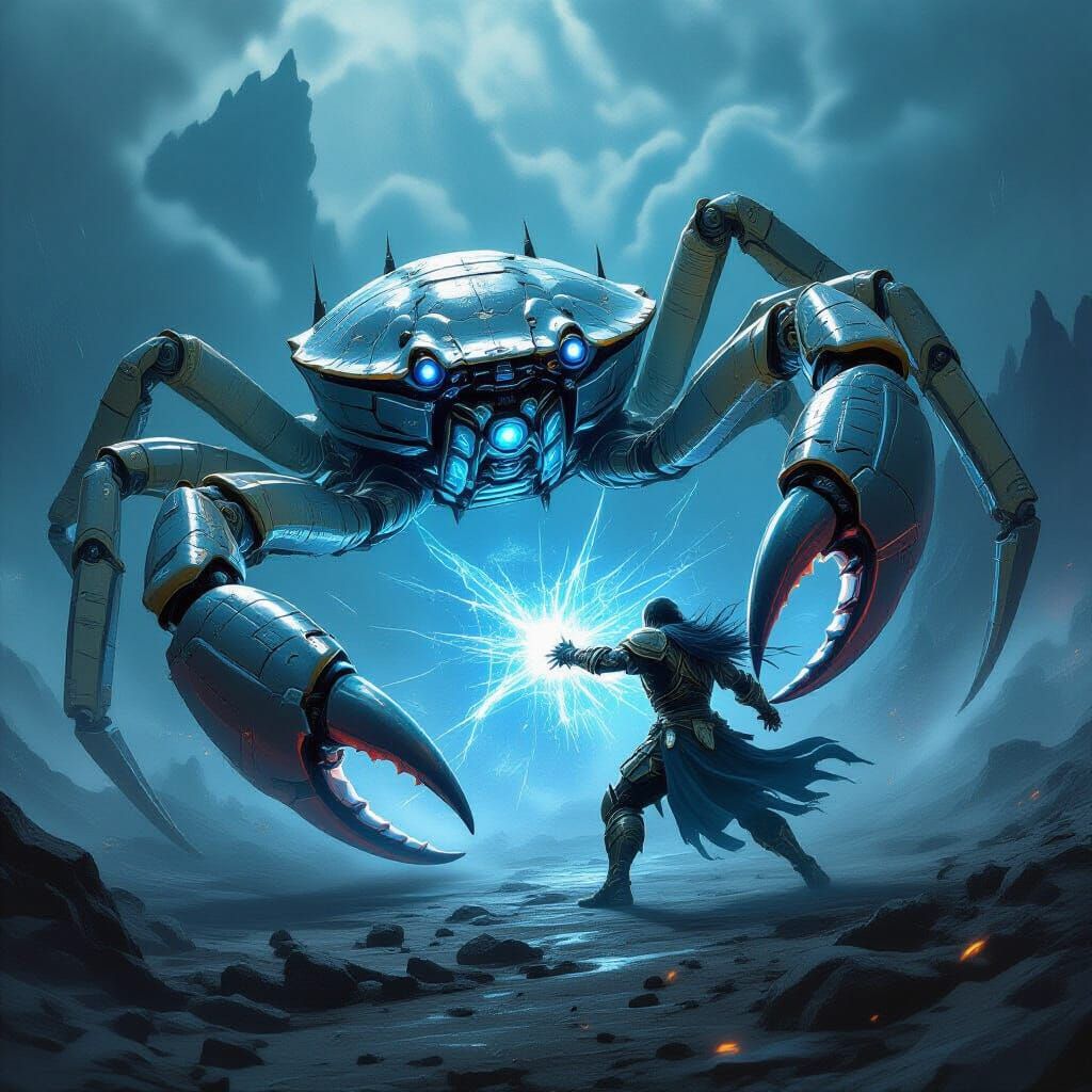 Crystalline Warrior Versus Metallic Crab in Biomechanical St...