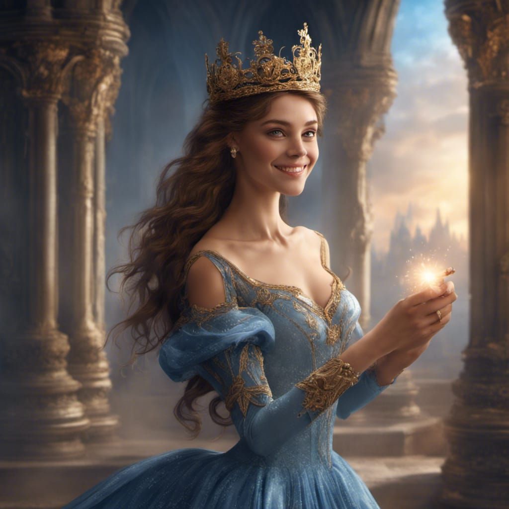 Princess Generates Light, Fantasy Concept Art