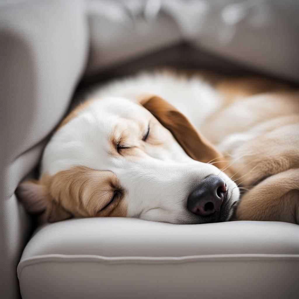 Dog Sleeping Peacefully