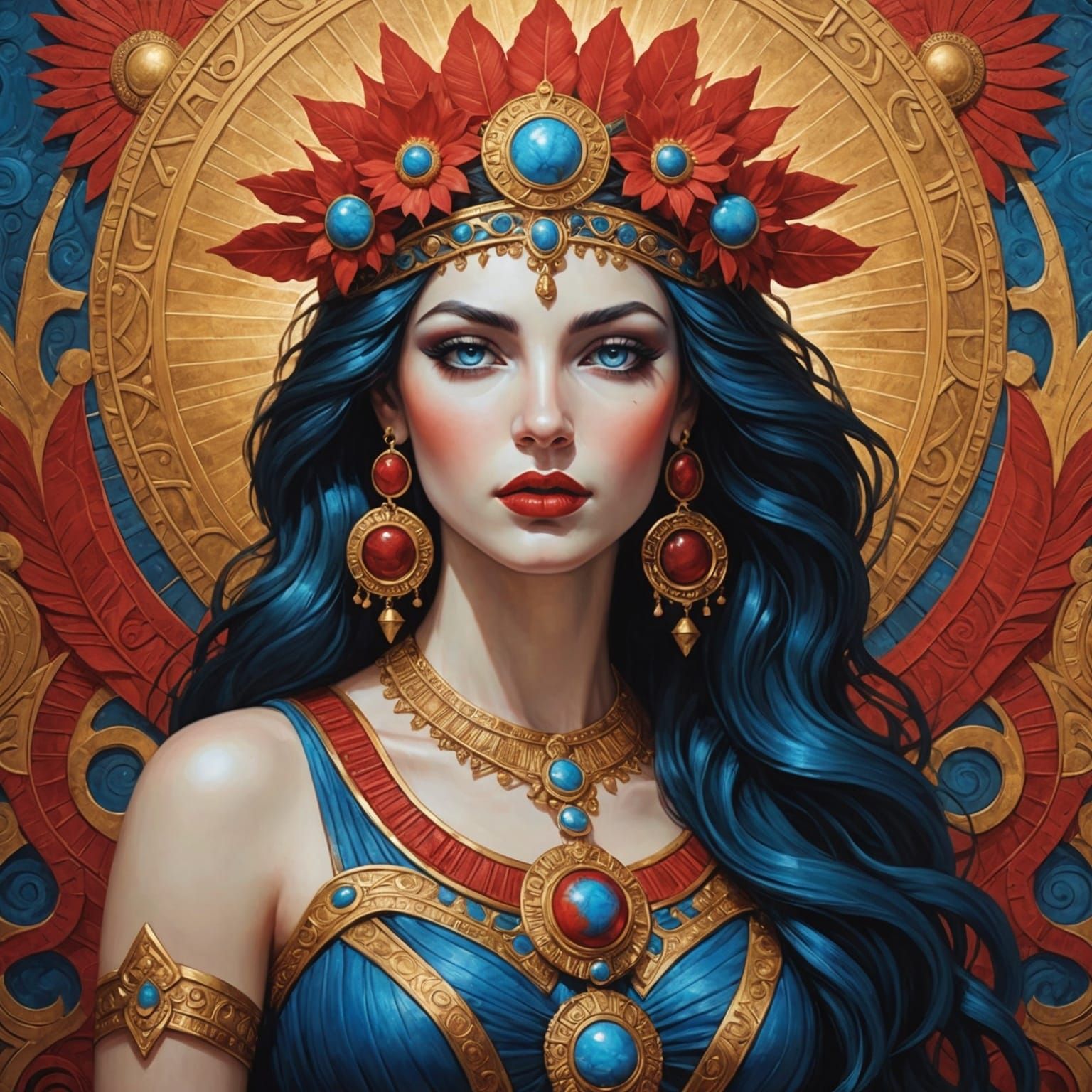 Gods of Beauty, Fertility, Sun, and Justice