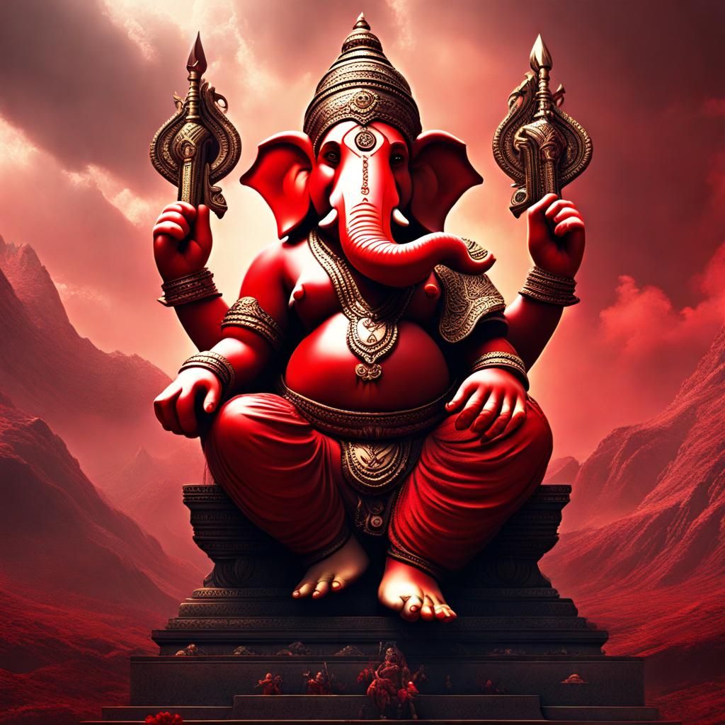 Maharakta Ganapati
