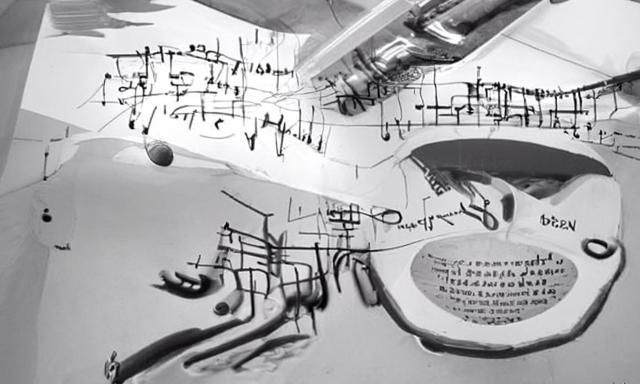 Hypermaximalist Diagram of Music, Anatomy and Math in 3D