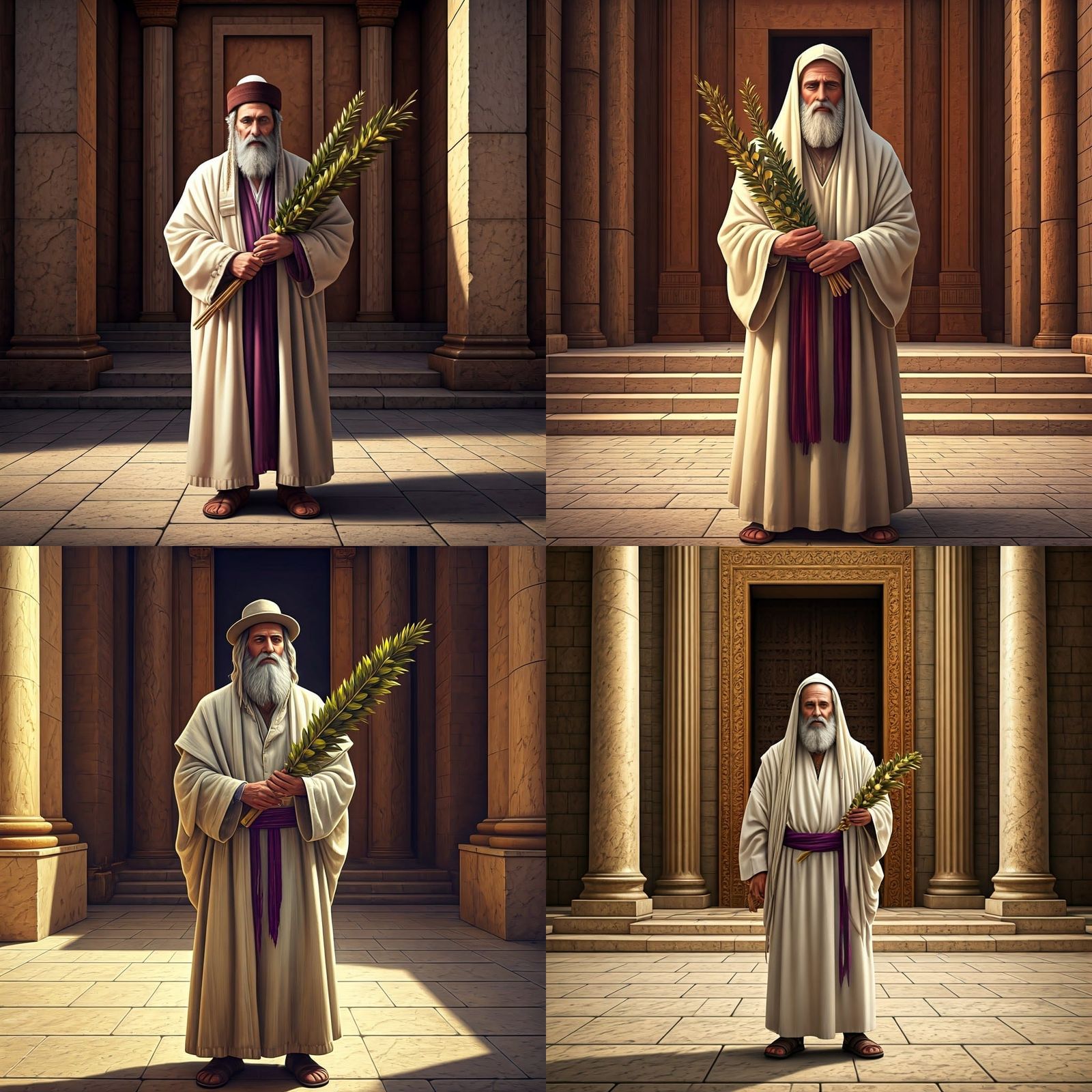 Ancient Jew in Temple, Anime Key Visual