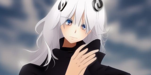 Anime Character with Black Blindfold