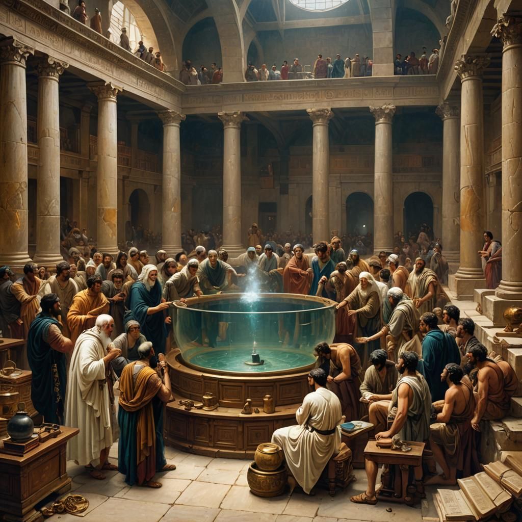 Alexandrian Scholars Discover Archimedes' Principle