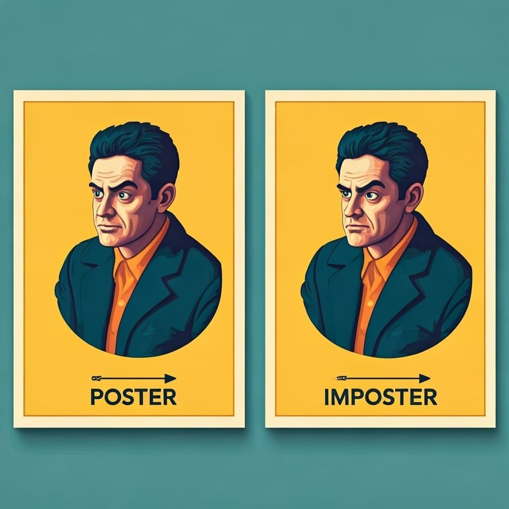 Poster vs Imposter: A Graphic Design Puzzle