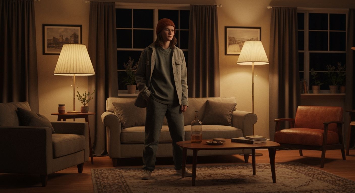 Cozy Living Room: A Photorealistic Interior Scene