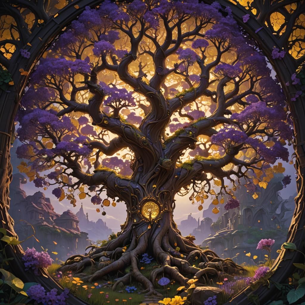 Tree of Life: Dark Fantasy Concept Art