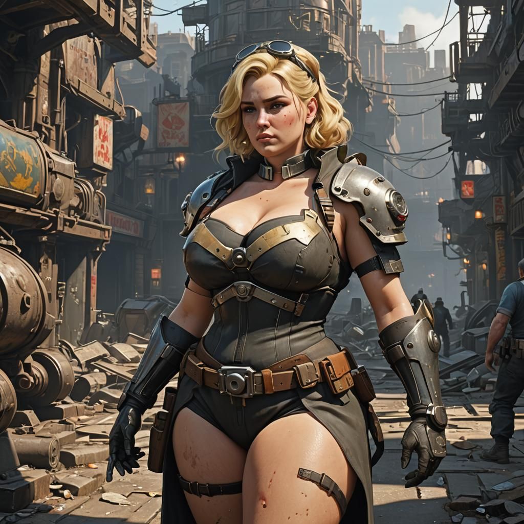 Fantasy Blond in Dark Fantasy Concept Art