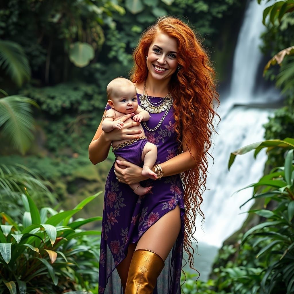 Mother Goddess in Tropical Paradise