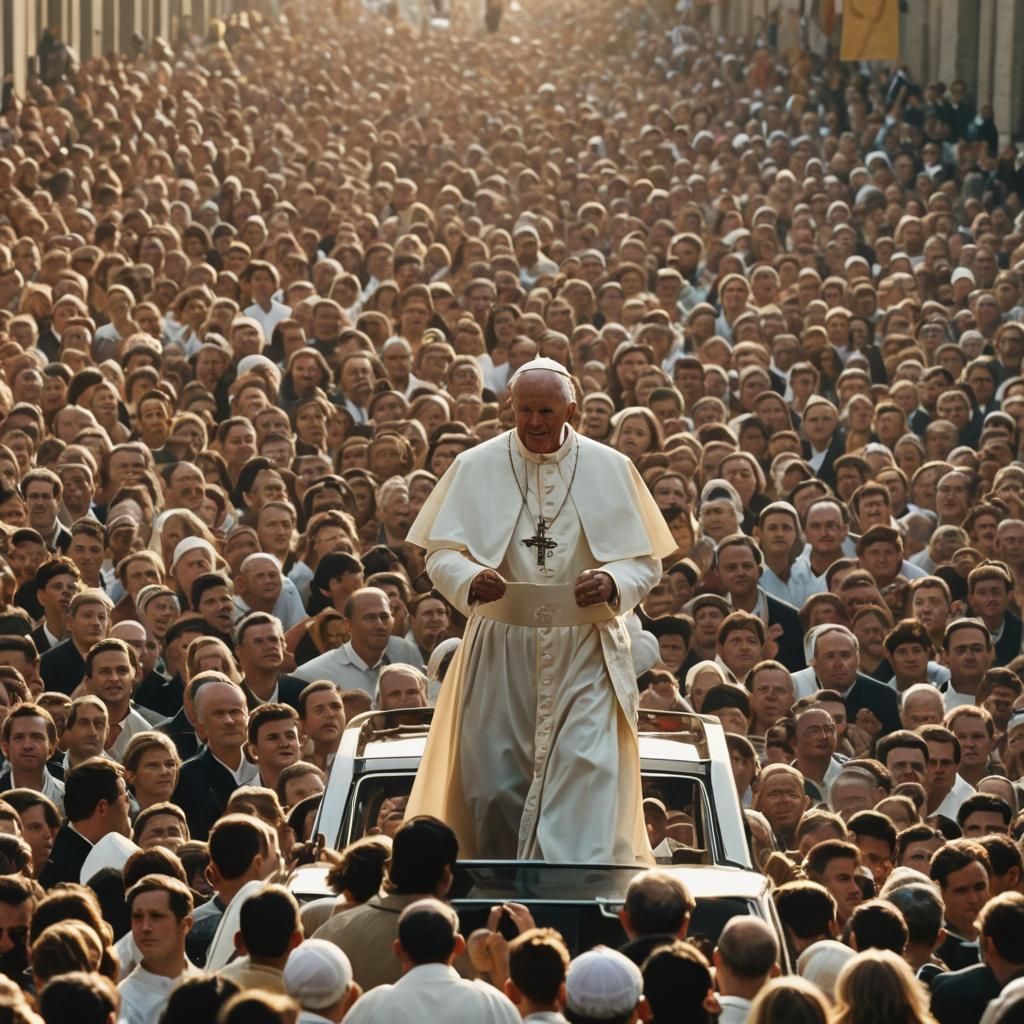 Majestic Papal Procession to Grand Cathedral