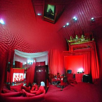 AI Generated Red Room
