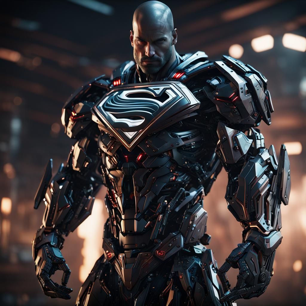 Lex Luthor in Superman armor