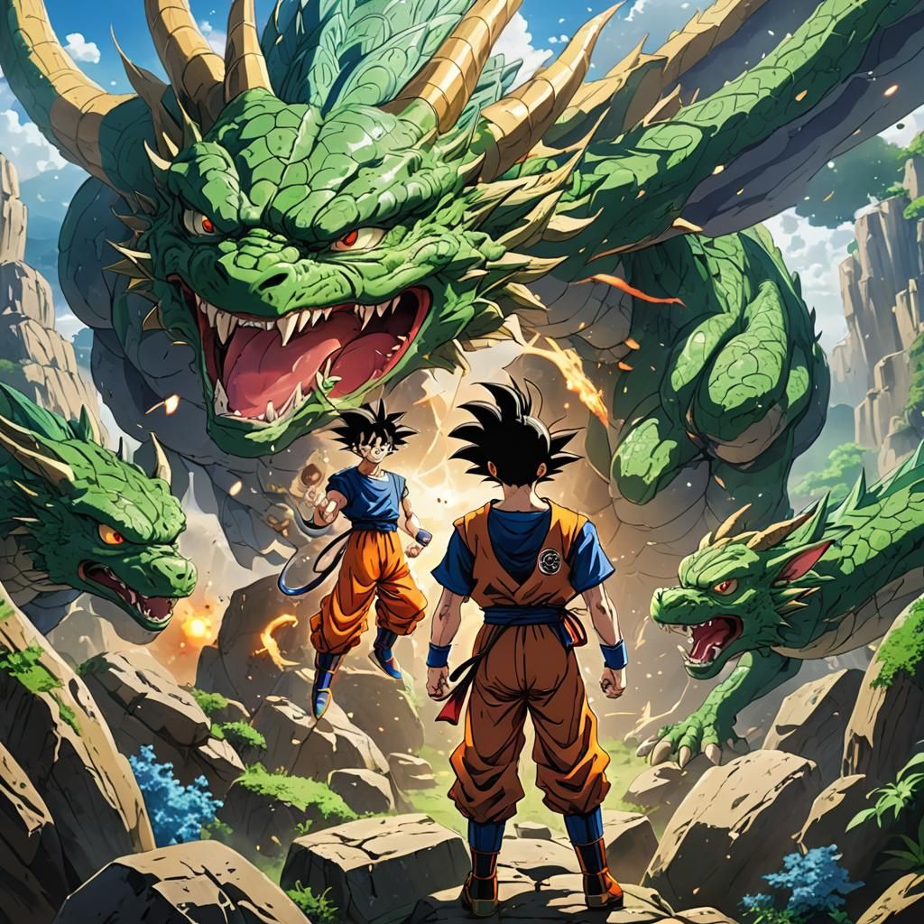 Dragon Ball in Studio Ghibli Anime Style