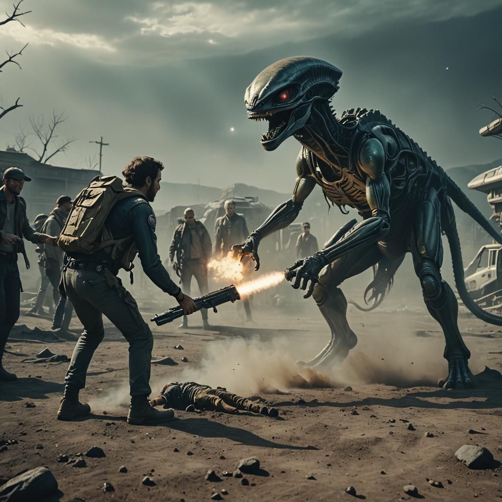 Alien murdering people