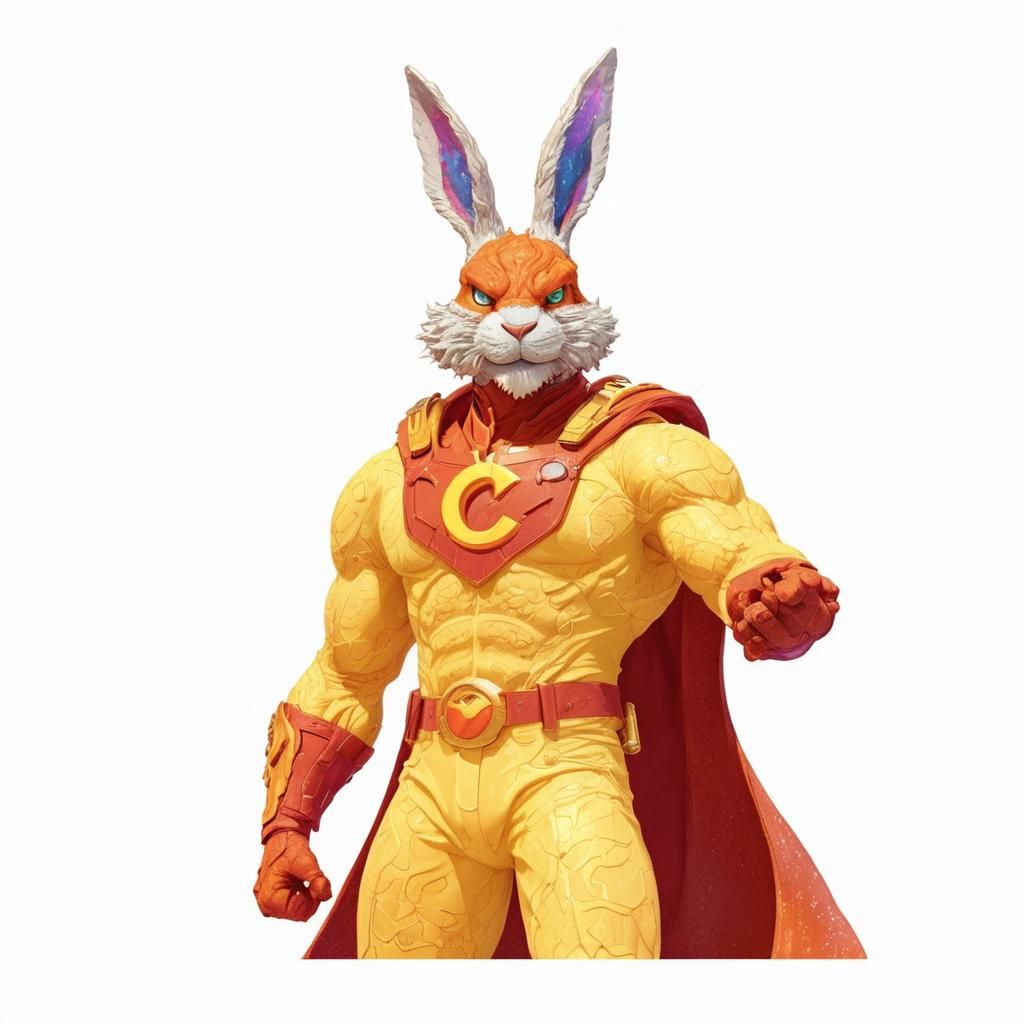captain carrot 8k resolution concept art by Greg Rutkowski dynamic lighting hyperdetailed intricately detailed Splash ar...