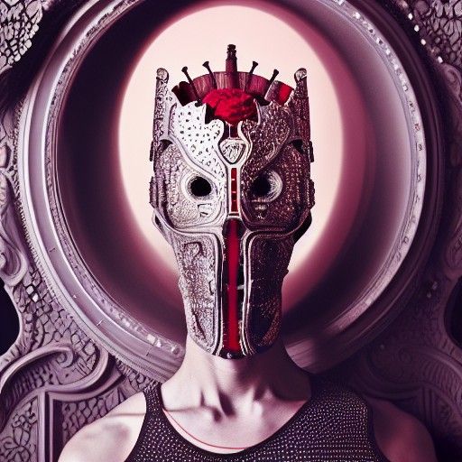 Biomechanical Heart Consumed by Ornate Knight