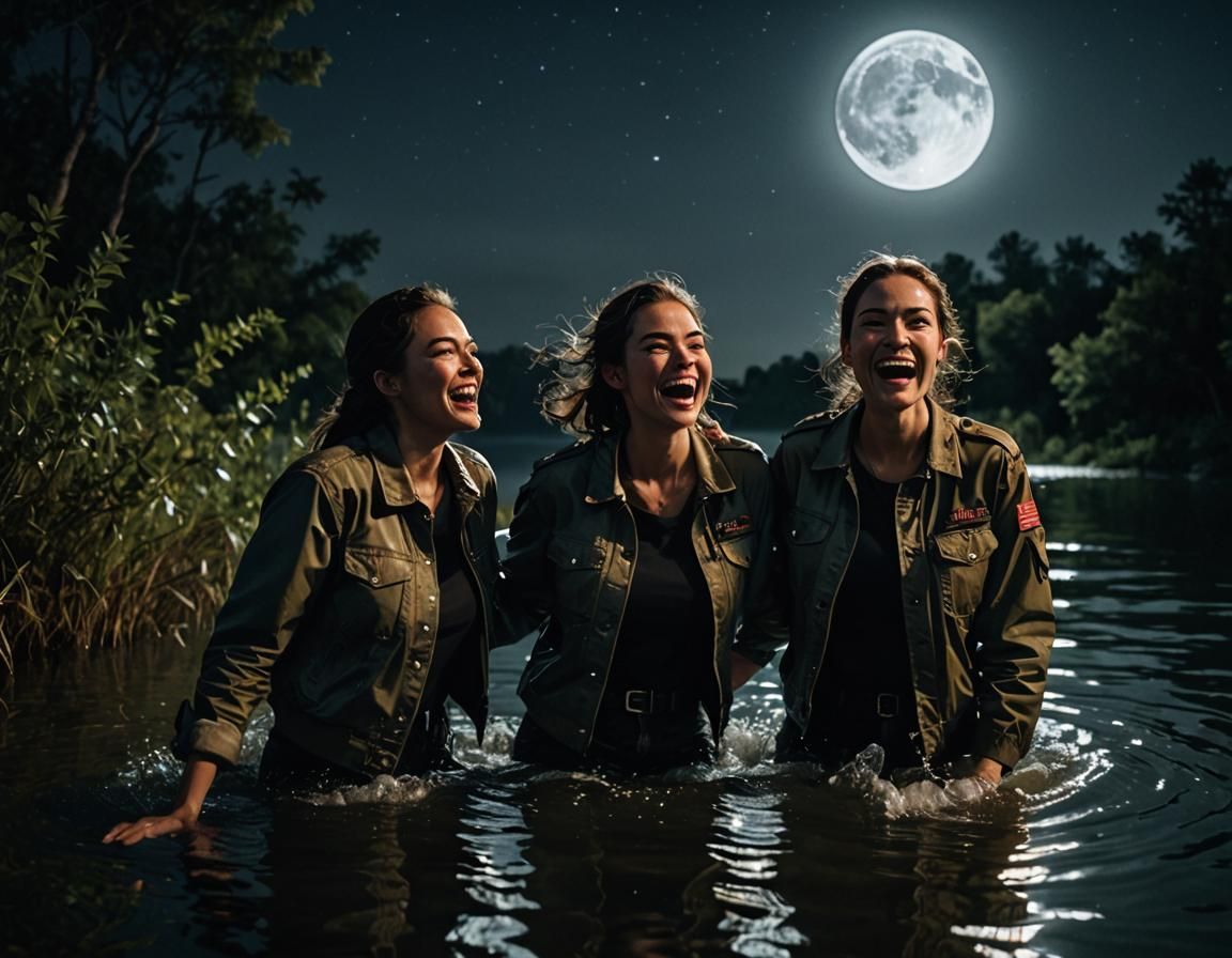 Skinny dipping? At Camp Blood? Ur doing it wrong. SFW