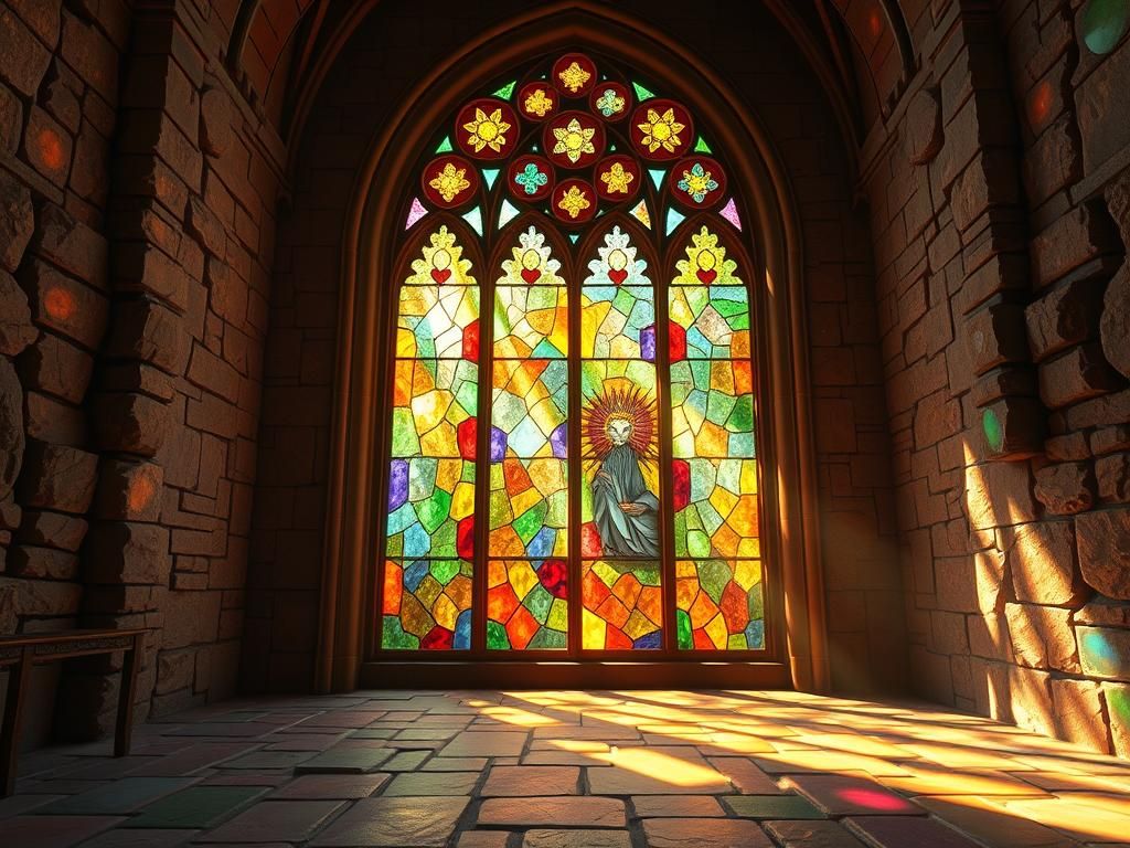 Pre-Raphaelite Stained Glass Window Art