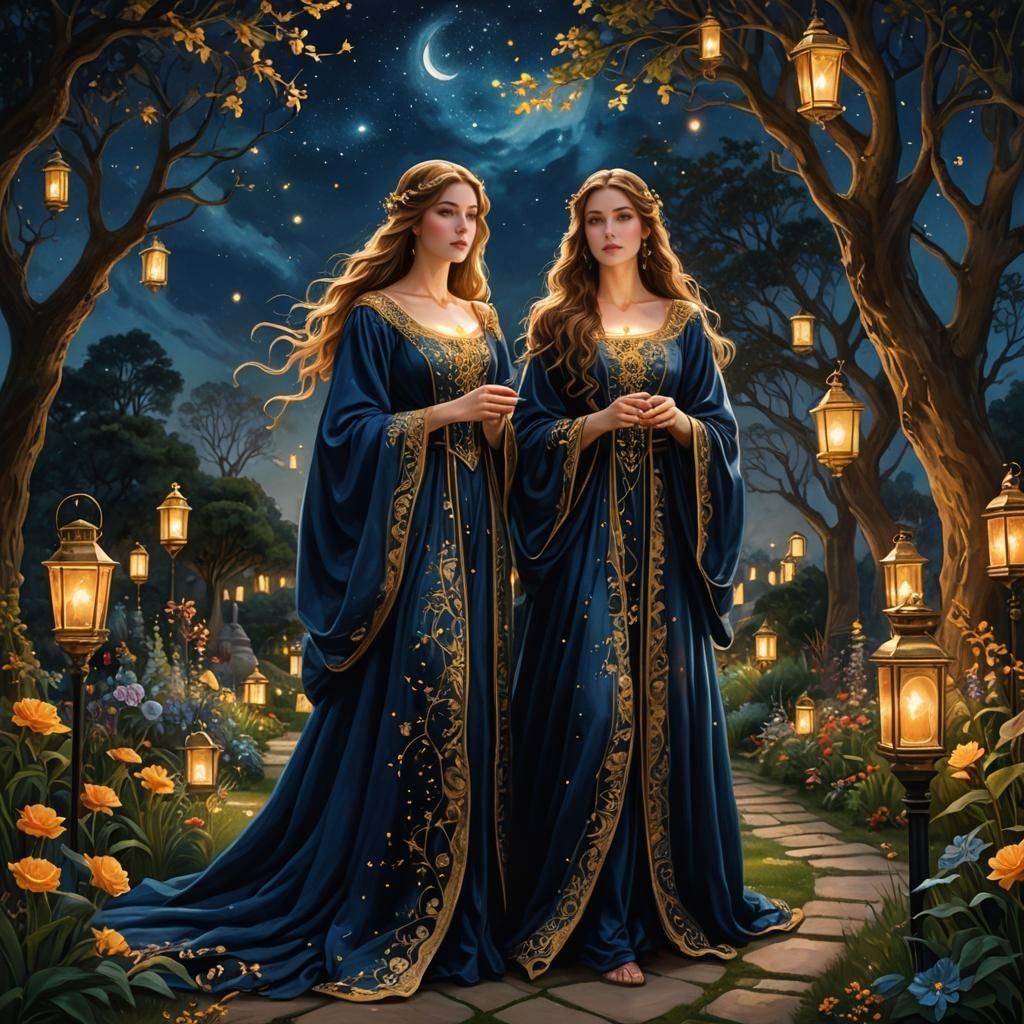 Zaffre Starry Night: Academic Art