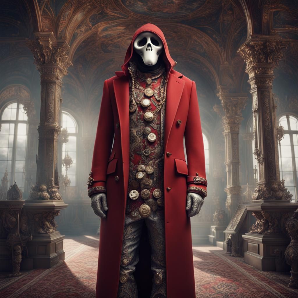 Shy Guy as Fashion Model: Cinematic Digital Art