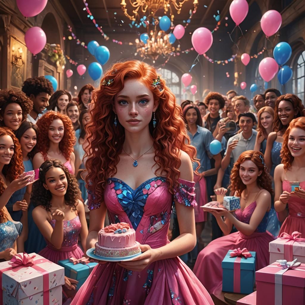 Sweet Sixteen Party Fantasy Concept Art