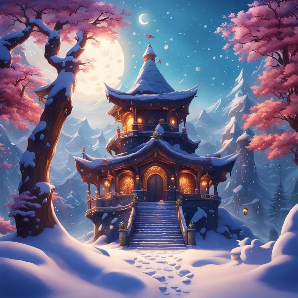 Festive New Year Holiday Concept Art in 8K